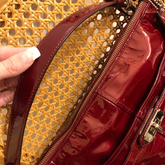 Coach Chelsea ashlyn patent f17861 crimson red bag - Picture 5 of 12